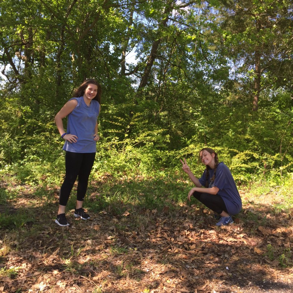 They picked the litter up so it doesn't end up in the river. 